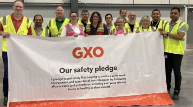 GXO warehouse workers